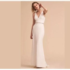 Anthropologie BHLDN Jones Sheath Wedding Dress
